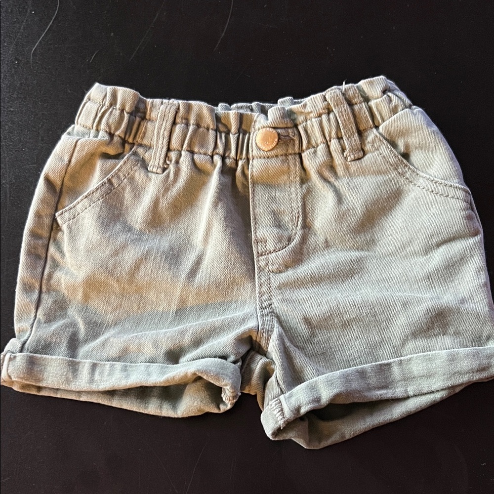 Comfy Kids Green Shorts